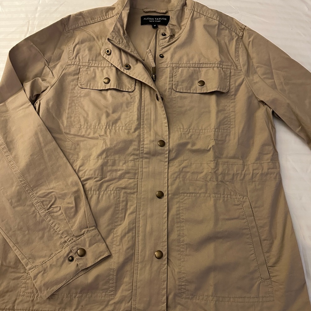 Women's Beige Utility Jacket
